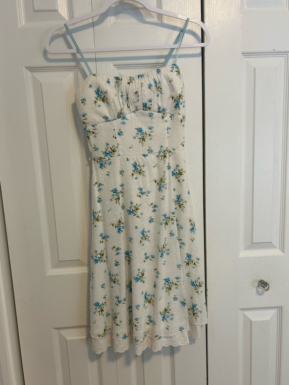 ruby rox White Floral dress